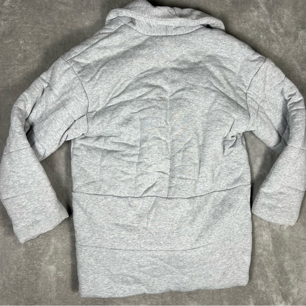 Madewell Jacket Womens Small Shawl Collar Heathered Puff Quilted Cozy Warm - Picture 7 of 10